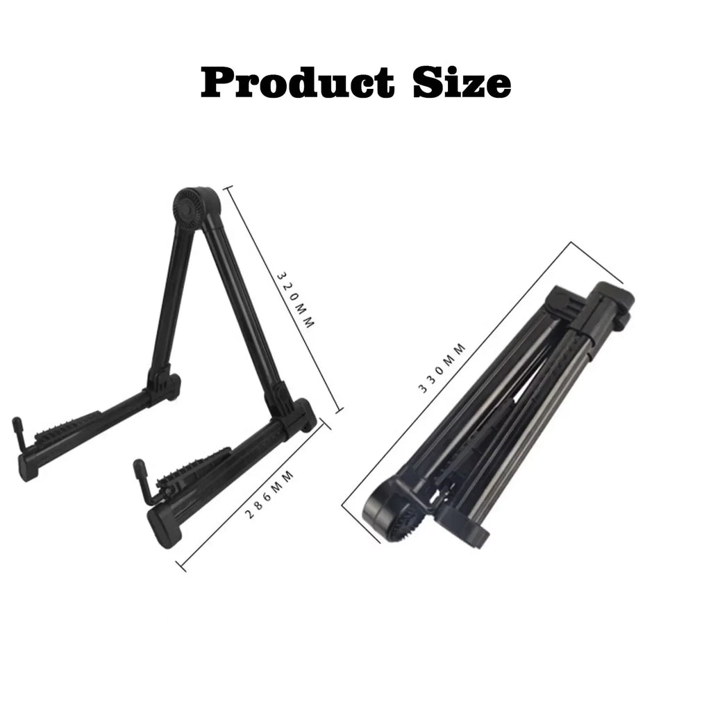 Guitar Stand Folding a Frame Floor Universal ABS for Acoustic Classical Electric Bass Guitars Banjo Ukulele Portable