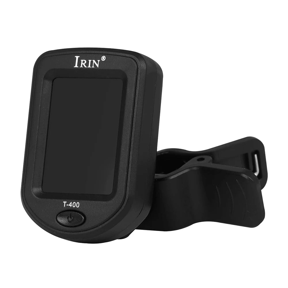 T-400 Guitar Tuner Digital Clip-On Tone Tuner for Electric Ukulele Bass Violin Universal 360Degree Rotatable Sensitive