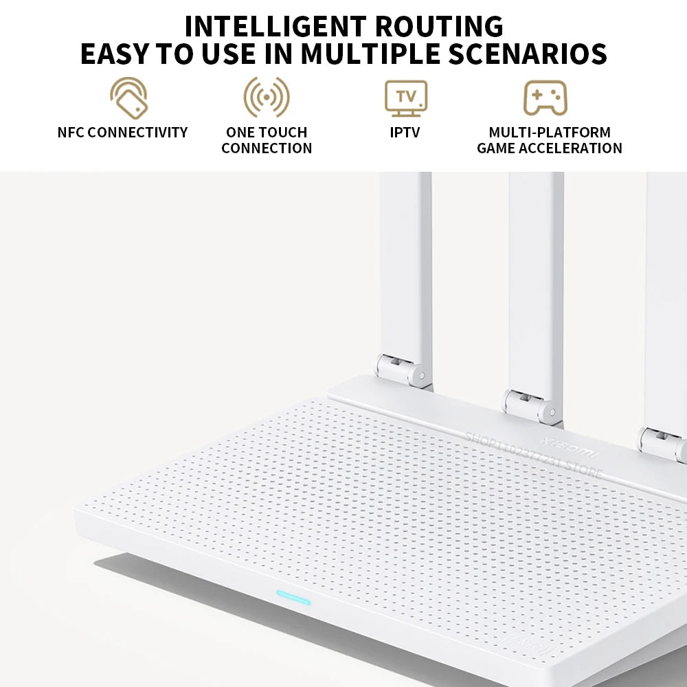 2024 NEW Original  AX3000T Router 5Ghz 160Mhz Broadband 1.3Ghz Processor High Speed NFC Connection for Home Office Games