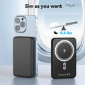Snap-Go Magnetic Wireless Portable Power Bank (10,000 mAh)