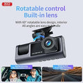 Ishmael Tech Supply 4K Ultra-HD Smart Dash Cam with Night Vision & Wi-Fi