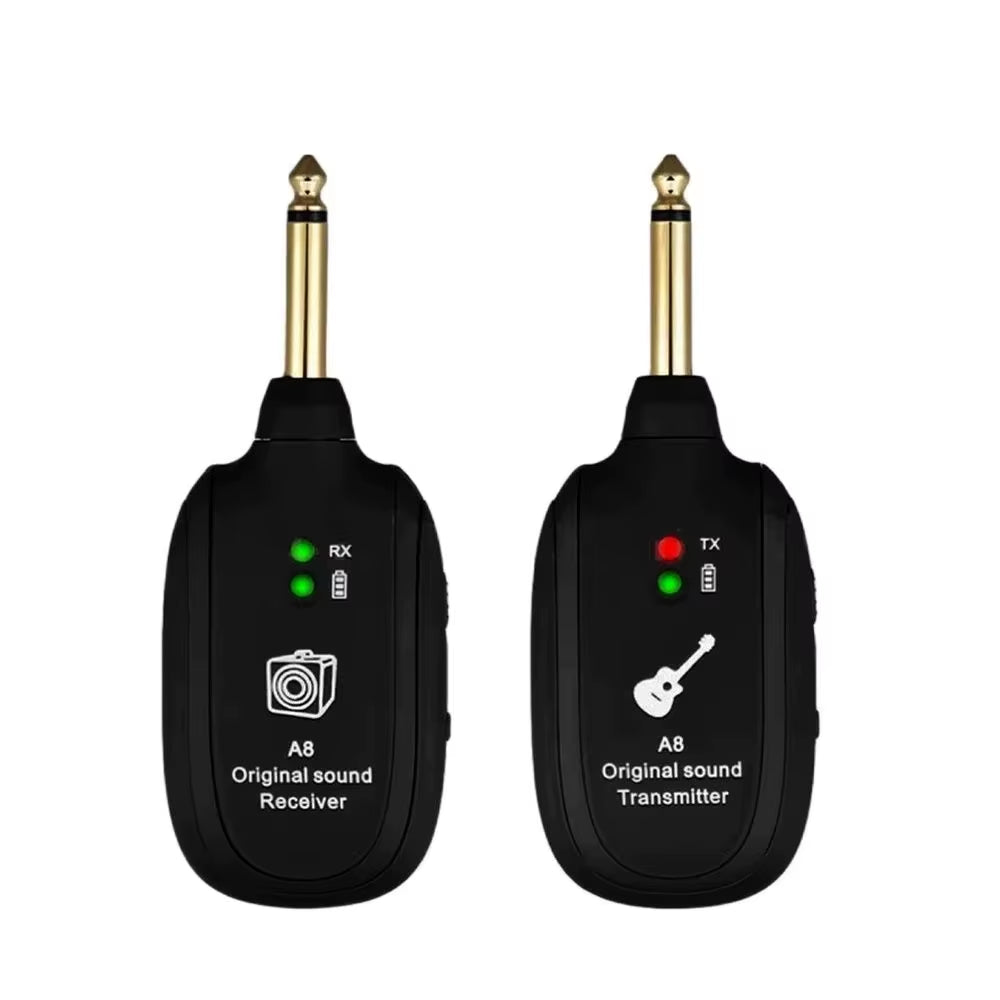 Guitar Wireless System C01 A8 Audio Transmitter Receiver Pickup Rechargeable Wireless System for Electric Guitar Bass