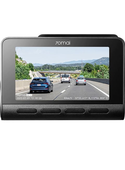 Ishmael Tech Supply 4K Ultra-HD Smart Dash Cam with Night Vision & Wi-Fi