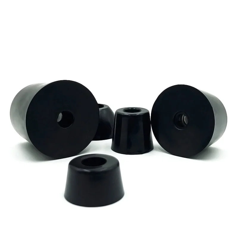 8Pcs Foot Pad Full Rubber Tips Table Box Speaker Furniture Leg Shock Stand Absorber Non-Slip with Gasket