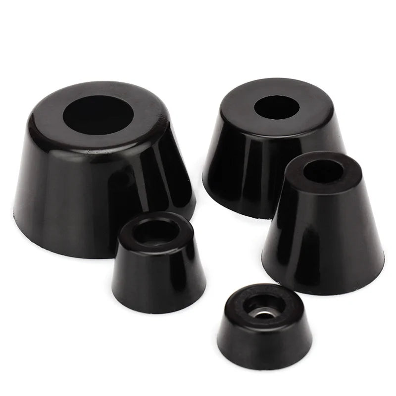 8Pcs Foot Pad Full Rubber Tips Table Box Speaker Furniture Leg Shock Stand Absorber Non-Slip with Gasket