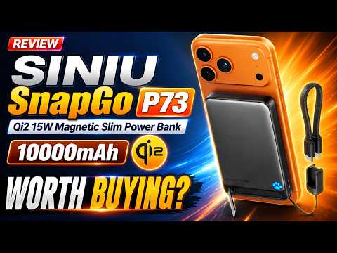 Snap-Go Magnetic Wireless Portable Power Bank (10,000 mAh)