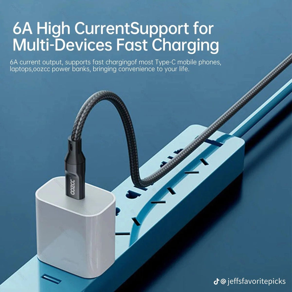 Premium Braided USB-C Fast Charging Cable (with LED Power Display)