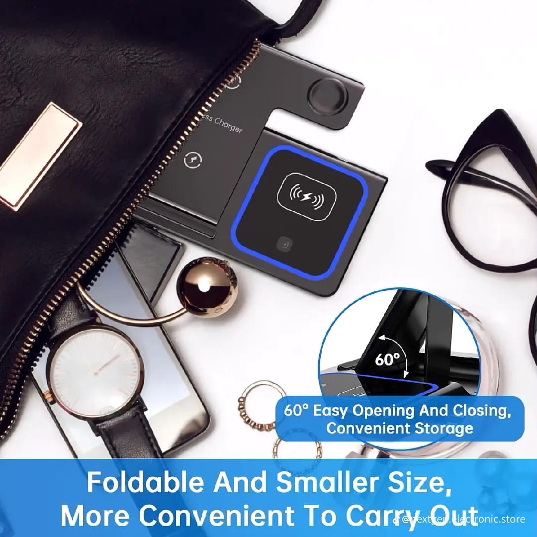 3-in-1 Magnetic Wireless Charging Station (15W Fast Charge)